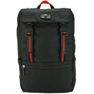 Gucci Sherry Line Backpack Black Canvas Cat Head Daypack